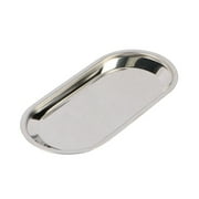 Sexagesimo Stainless Steel Dental Tray Salon Organizer Jewelry Plate